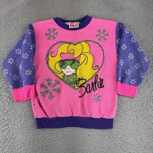 Barbie For Girls Vintage‎ Sweater Skiing Barbie Rare Crewneck Size 5/6 Medium